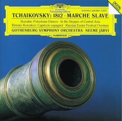 Petr Iljič Čajkovskij / Gothenburg Symphony Orchestra, Neeme Järvi - 1812, Marche Slave, Polovtsian Dances, In The Steppes Of Central Asia, Capriccio Espagnol, Russian Easter Festival Overture (1990)