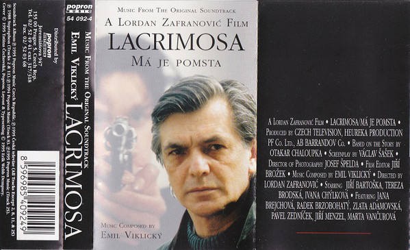 Soundtrack / Emil Viklický - Lacrimosa (Má Je Pomsta) /Kazeta, 1995
