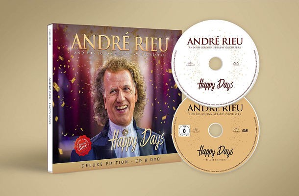 André Rieu And His Johann Strauss Orchestra - Happy Days (CD+DVD, 2019) /Deluxe Edition