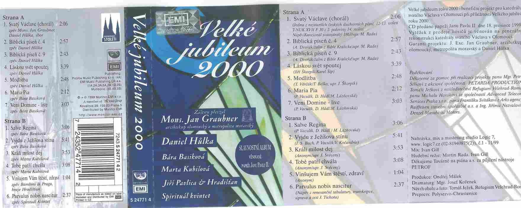 Various Artists - Velké jubileum 2000 