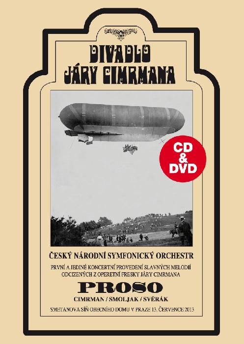 Divadlo Járy Cimrmana - Proso/DVD+CD 