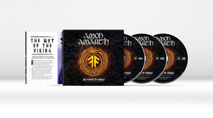 Amon Amarth - Pursuit Of Vikings: 25 Years In The Eye Of The Storm (CD+2DVD, 2018)