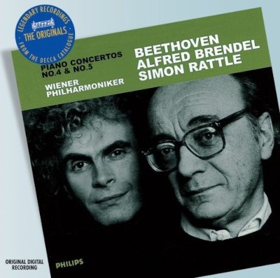 Ludwig van Beethoven / Alfred Brendel, Simon Rattle, Vídenští filharmonici - Klavírní koncerty č. 4 & 5 / Piano Concertos No. 4 & No. 5 (2008)