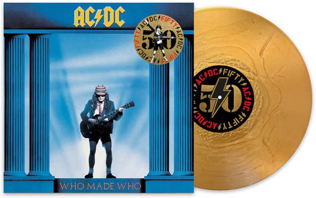 AC/DC - Who Made Who (Edice 2024) - Limited Gold Metallic Vinyl
