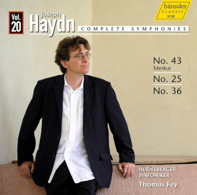 Joseph Haydn / Heidelberger Sinfoniker, Thomas Fey - Symfonie č. 43, 25, 36 (2013)