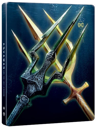 Film/Dobrodružný - Aquaman a ztracené království (Blu-ray+DVD (Combo pack) - steelbook - motiv Tridents