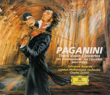 Nicolo Paganini/Salvatore Accardo, London Philharmonic Orchestra, Charles Dutoit - 6 Violin Concertos = Die Violinkonzerte (Edice 1992) /3CD