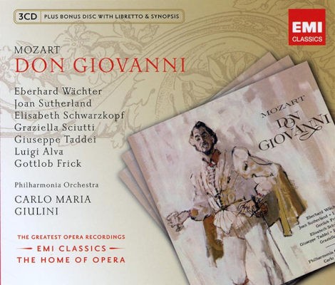 Wolfgang Amadeus Mozart /  Philharmonia Orchestra, Carlo Maria Giulini - Don Giovanni (Edice 2009) /4CD