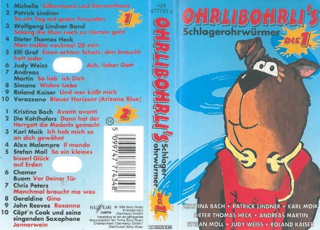 Various Artists - Ohrlibohrli's Schlagerohrwürmer - Die 1. (Kazeta, 1994)