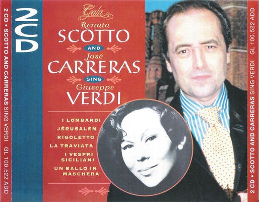 Renata Scotto and José Carreras - Renata Scotto a José Carreras zpívají Verdiho (2013)
