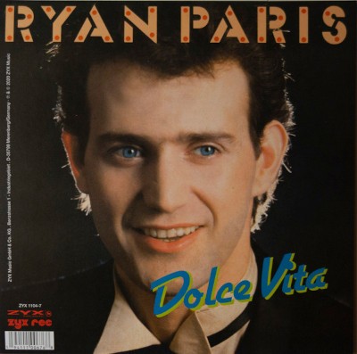 Ryan Paris - Dolce Vita (Single, Limited Edition 2021) - 7" Vinyl