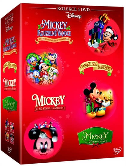Film/Animovaný - Vánoční Mickey/Kolekce/4DVD 