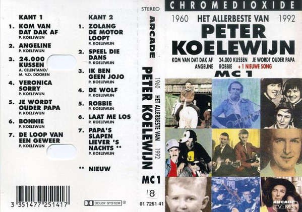 Peter Koelewijn - Het Allerbeste van Peter Koelewijn MC 1 (Kazeta, 1992)