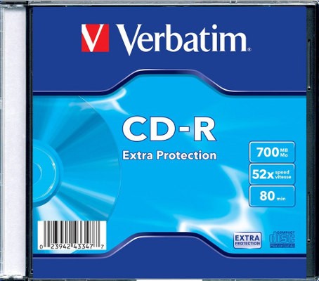 Prázdný nosič - Verbatim CD-R 700MB 