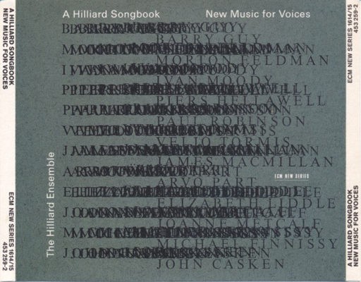 Hilliard Ensemble - A Hilliard Songbook - New Music for Voices (1996)