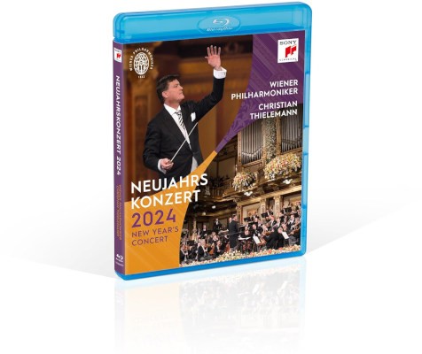 Vídenští filharmonici, Christian Thielemann - Novoroční koncert 2024 / New Year's Concert 2024 (2024) /Blu-ray