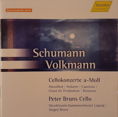 Robert Schumann, Robert Volkmann / Peter Bruns - Cellový koncert A-Mol, Koncert pro cello (2010)