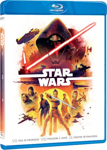 Film/Sci-fi - Star Wars epizody VII-IX kolekce (6Blu-ray 3BD+3BD bonus)