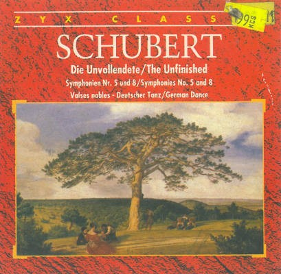 Franz Schubert - ZYX Classic, Vol. 1 - Symphonies No. 5 and 8 / Symfonie č. 5 a 8 (1999) /papírový obal