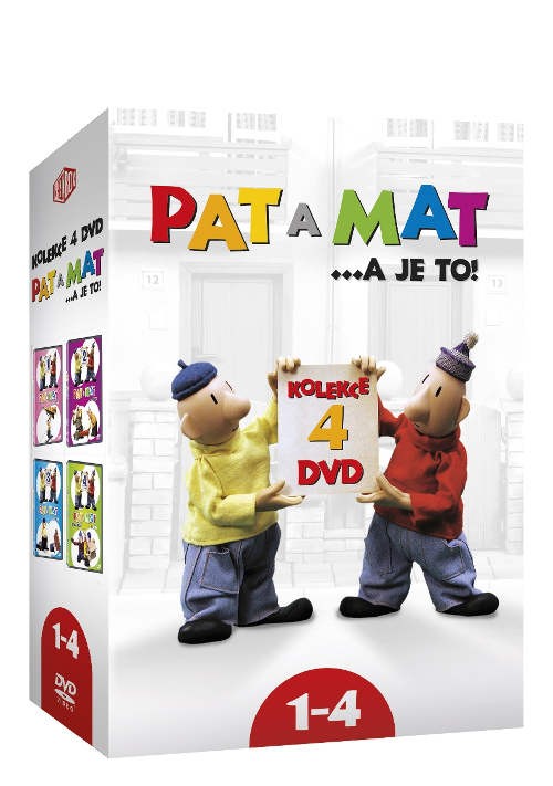 Film/Animovaný - Pat a Mat/Série 1-4/4DVD 