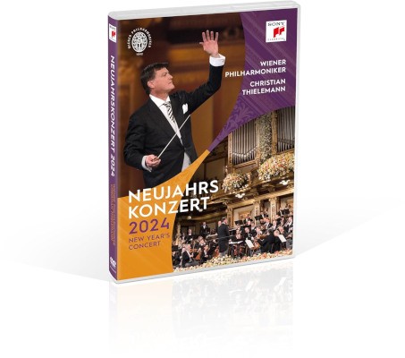 Vídenští filharmonici, Christian Thielemann - Novoroční koncert 2024 / New Year's Concert 2024 (2024) /DVD