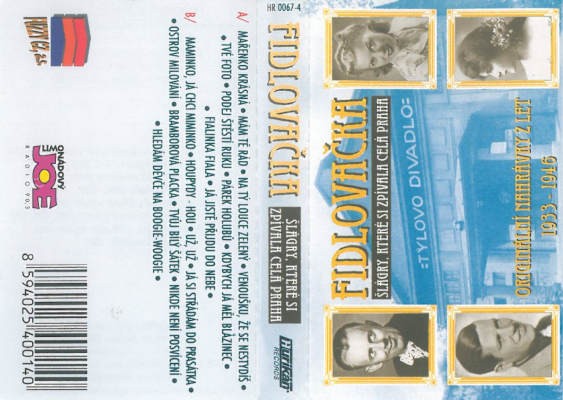 Various Artists - Fidlovačka - Šlágry, které si zpívala celá Praha (Kazeta, 1998)