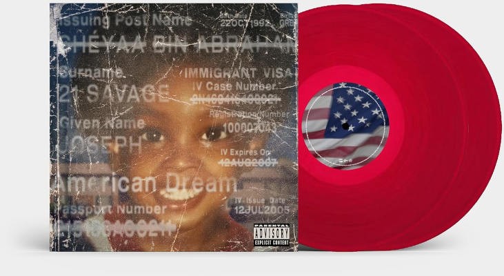21 Savage - American Dream (2024) - Limited Red Vinyl