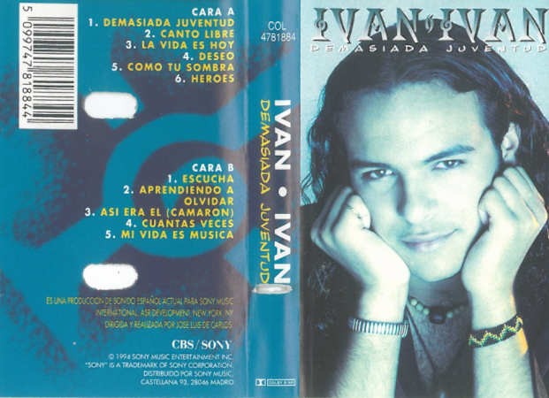 Ivan Ivan - Demasiada Juventude (Kazeta, 1994) /Cut-Out