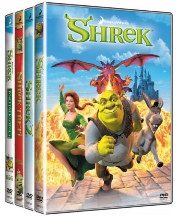 Film/Rodinný - Shrek kolekce 1.-4. (4DVD)