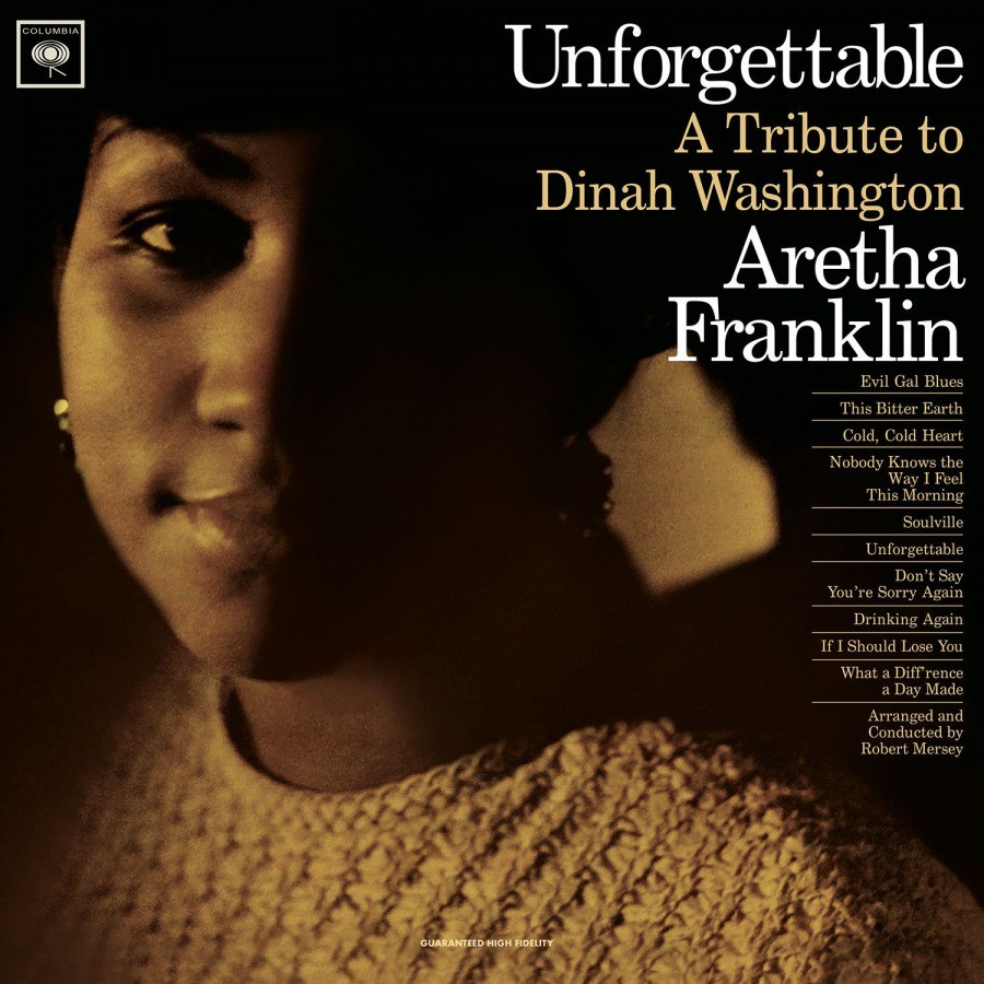 Dinah Washington =Tribute=/ Aretha Franklin - Unforgettable -Tribute to Dinah Washington (2021) - Limited Clear Vinyl