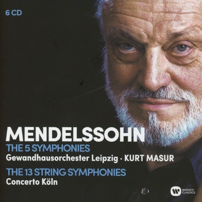 Felix Mendelssohn-Bartholdy / Kurt Masur - Complete Symphonies & String Symphonies/Kompletní Symfonie (2016, BOX) 