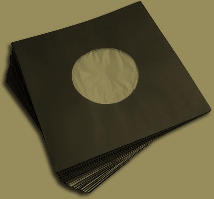 Obal Na Vinyl (7") - Vnitřní S Fólií 7" - Černý /Singlový