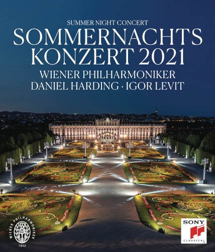 Vídenštní filharmonici / Daniel Harding, Igor Levit - Koncert letní noci 2021 (Blu-ray, 2021)