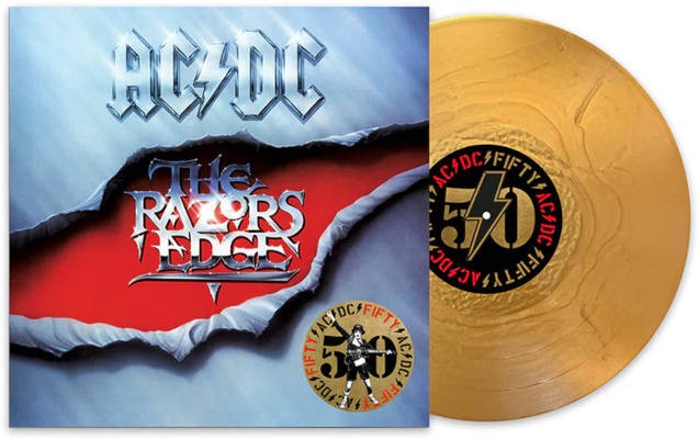 AC/DC - Razors Edge (Edice 2024) - Limited Gold Metallic Vinyl