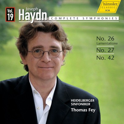 Joseph Haydn / Heidelberger Sinfoniker, Thomas Fey - Symfonie č. 26, 27, 42 (2013)