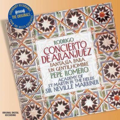 Joaquín Rodrigo / Sir Neville Marriner, The Academy Of St. Martin-In-The-Fields - Concerto De Aranjuez - Fantasia Para Un Gentilhombre (Edice 2007)