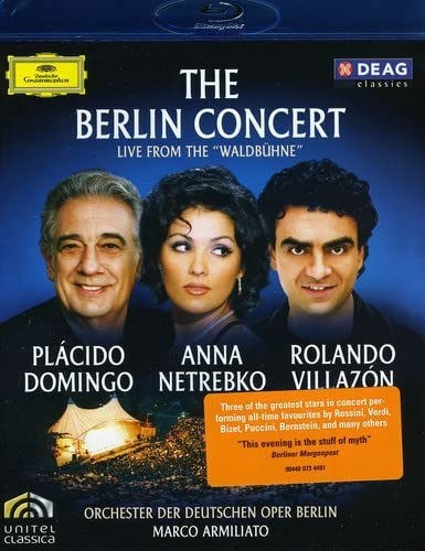 Plácido Domingo, Anna Netrebko, Rolan Villazón - Berlin Concert: Live From the "Waldbühne" (2008) /Blu-ray