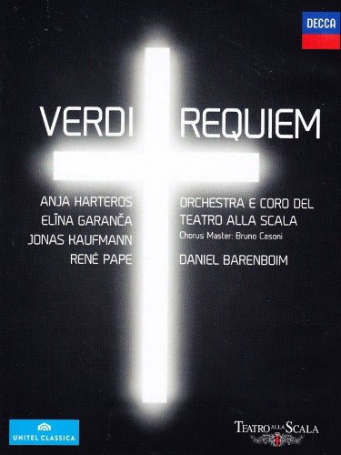 Daniel Barenboim, Jonas Kaufmann, Anja Harteros, Elina Garanča - Rekviem / Requiem (DVD, 2013)
