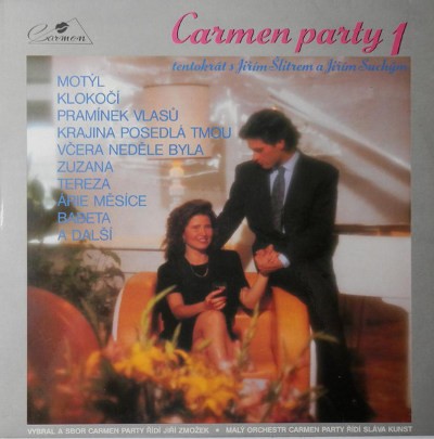 Jiří Zmožek, Malý Orchestr Carmen Party - Carmen Party 1 - Tentokrát S Jiřím Šlitrem A Jiřím Suchým (1992) - Vinyl 