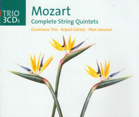 Mozart, Wolfgang Amadeus - Complete String Quintets (Edice 2002) /3CD