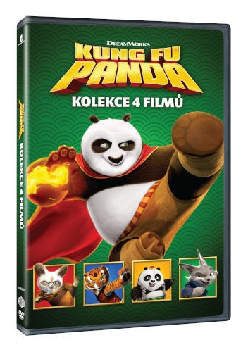 Film/Animovaný - Kung Fu Panda kolekce 1-4 (4DVD)
