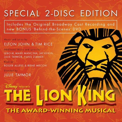 Soundtrack - Lion King/Lví Král (Original Broadway Cast Recording)/CD + DVD 