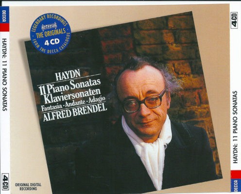 Joseph Haydn / Alfred Brendel - 11 Piano Sonatas = Klaviersonaten / Fantasia / Andante / Adagio (Edice 2009) /4CD