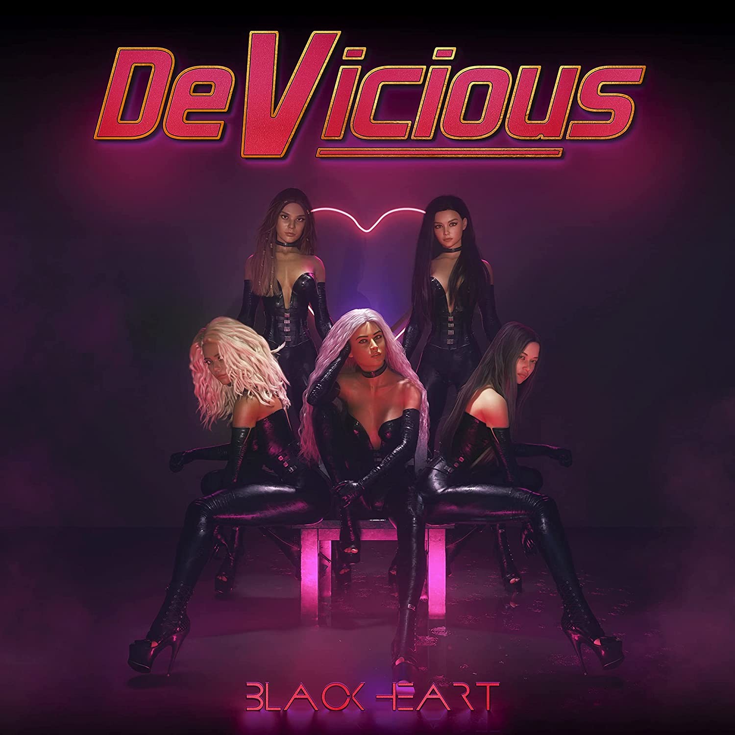 DeVicious - Black Heart (2022) - Digipack