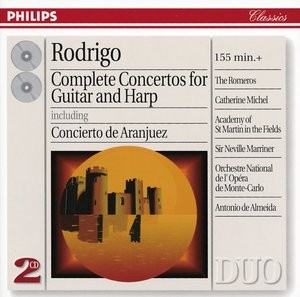Marriner, Sir Neville - Rodrigo Complete Concertos for Guitar and Harp KLASIKA