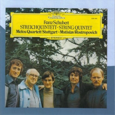 Franz Schubert / Melos Quartett Stuttgart, Mstislav Rostropovich - Streichquintett / String Quintet (Edice 2007)