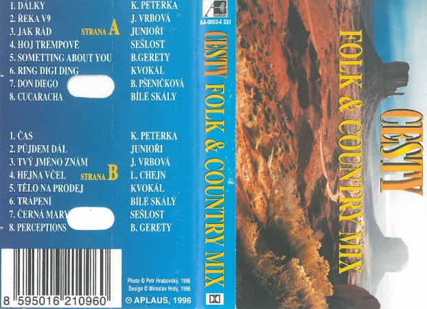 Various Artists - Cesty - Folk & Country Mix (Kazeta, 1996)