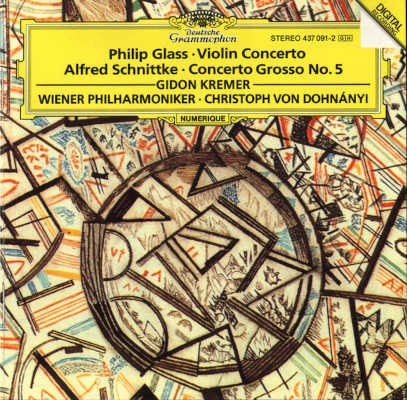 Philip Glass, Alfred Schnittke / Vídenští Filharmonici, Christoph Von Dohnányi - Violin Concerto / Concerto Grosso No. 5 (1993)