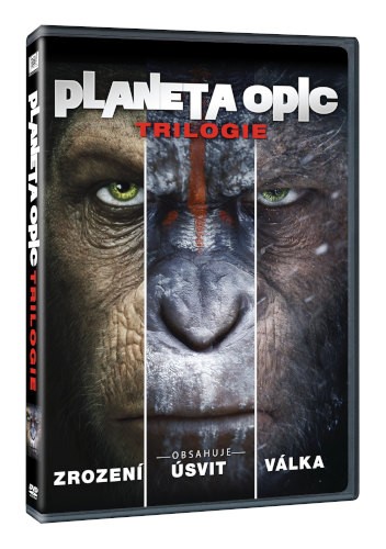 Film/Akční - Planeta opic trilogie (3DVD)