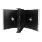 Obal na 3CD - Krabička na 3CD + 2x Tray černý (Šířka hřbetu 20mm)